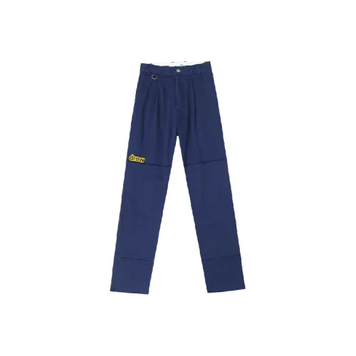 Drew House Letter Logo Series Синие Унисекс Брюки с карманами