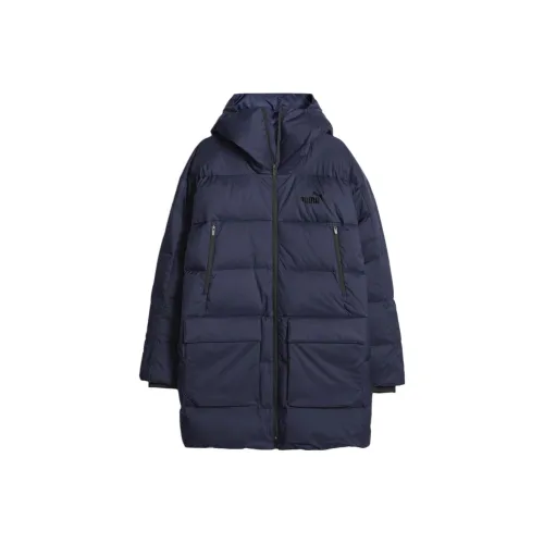 PUMA Мужская куртка с капюшоном Doudoune цвет морской синий