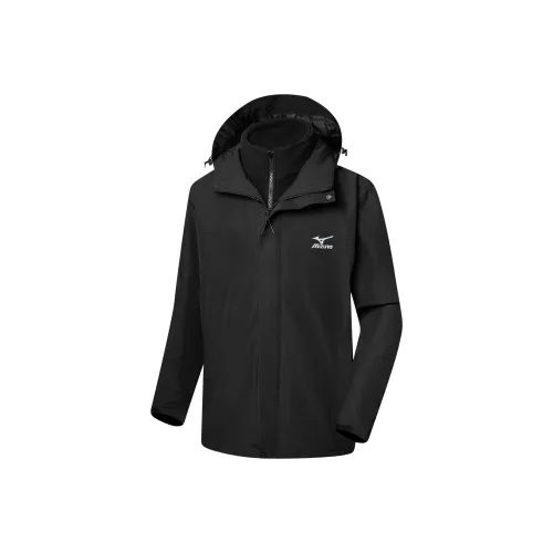 Mizuno Поход Водонепроницаемый Ветрозащитный Дышащий Устойчивый к истиранию Теплый ветровка Унисекс