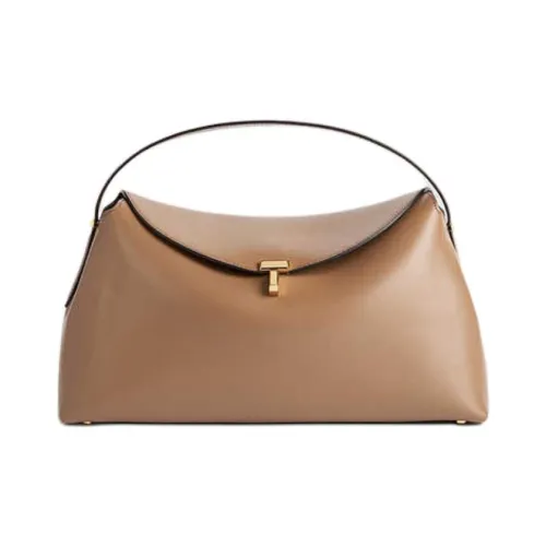 TOTEME Коровья кожа Одно плечо Сумка Средний Женский CAMEL