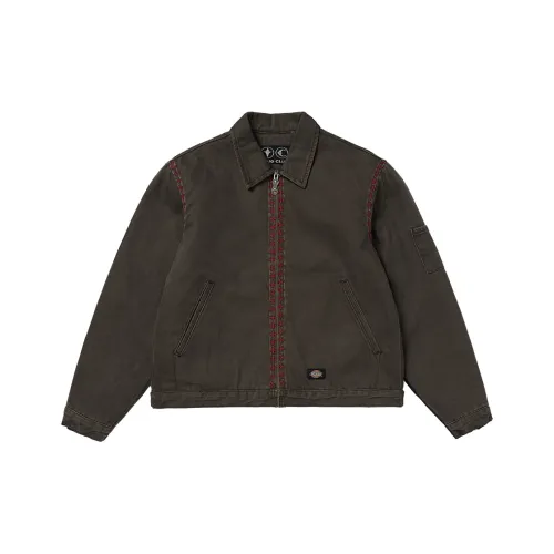 THUG CLUB Dickies Collaboration Коричневая унисекс куртка