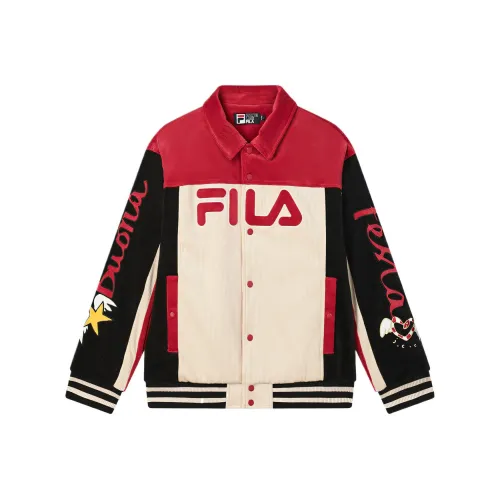FILA ORIGINALE FW AW24 Хлопковый пуховик Мужской Красный ритм