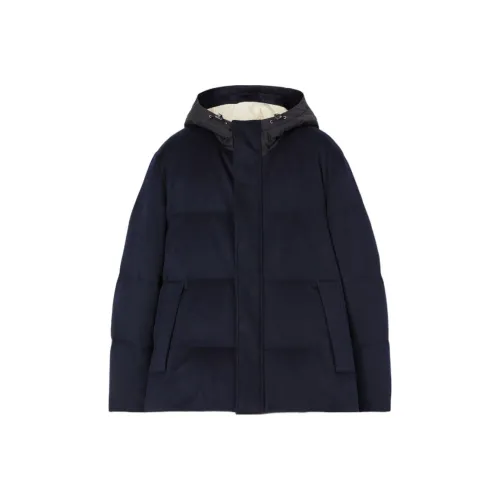 Loro Piana Пуховик Мужской Синий