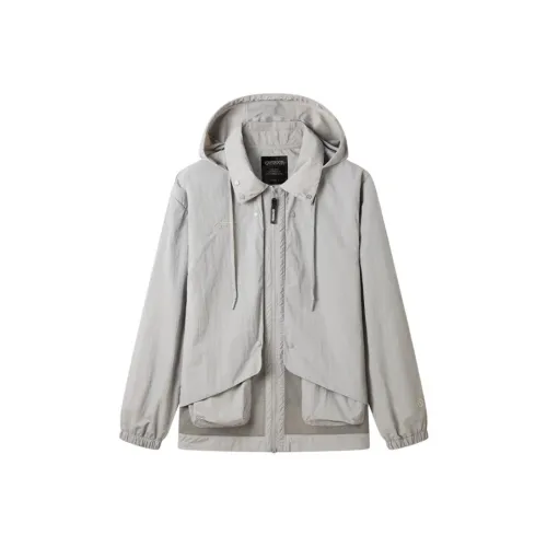 OUTDOOR PRODUCTS Куртки Пальто Унисекс Ультраматовый Серый