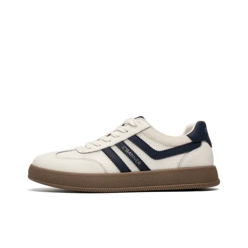 C°BANNER Низкие кроссовки для скейтбординга Мужские Белые Синие