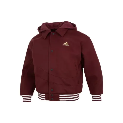 Adidas Year of the Dragon CNY series FW23 Куртки и пальто Мужской Темно-красный