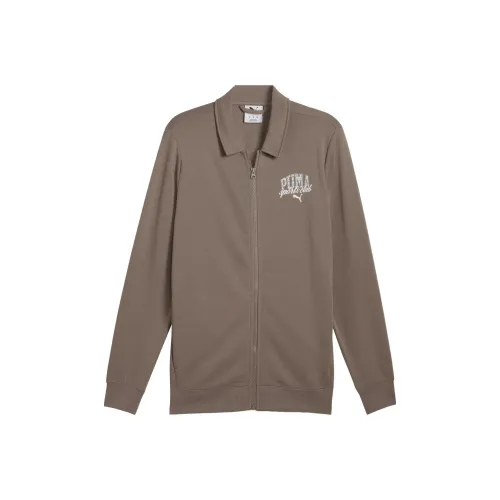 PUMA CLASS TR Куртка Дорожка Мужская Тауповая
