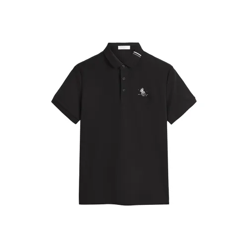 PEACEBIRD MEN Поло Мужское Черное Партия 1