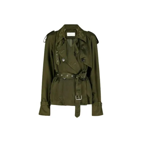 DRIES VAN NOTEN Куртки и Пальто Мужской Хаки