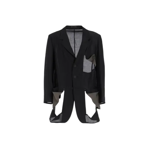 Yohji Yamamoto Pour Homme SS25 Куртки и Пальто Мужской Черный