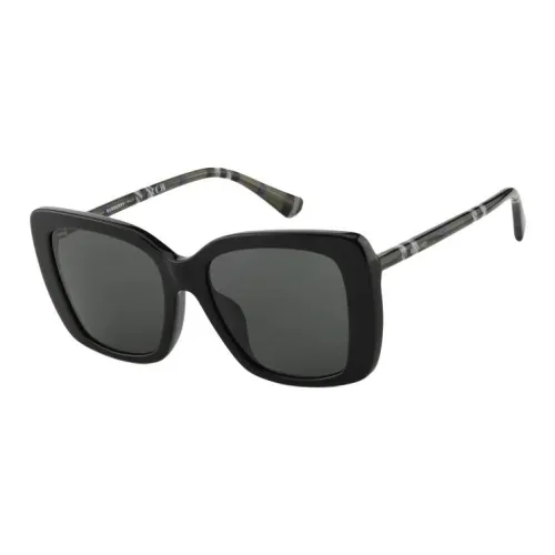 Burberry Пластиковая оправа Квадратные Солнцезащитные очки Унисекс Черные