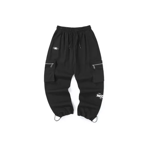 XXGOGO Повседневные брюки Унисекс Черный