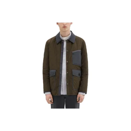 THEORY Пуховая куртка Мужская Оливковый Золотой Зеленый