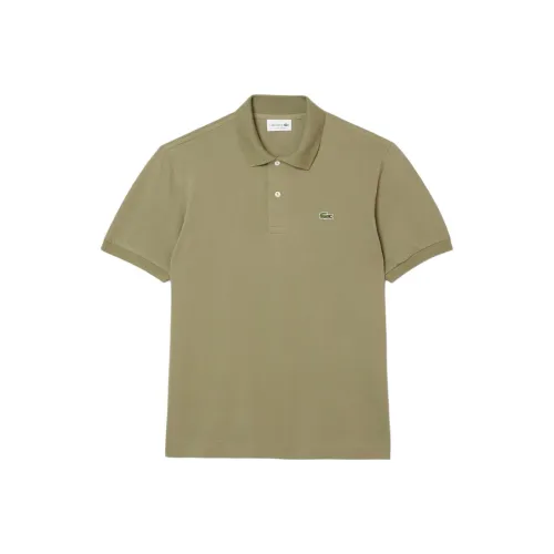 Мужская поло оливкового цвета от LACOSTE Collaboration