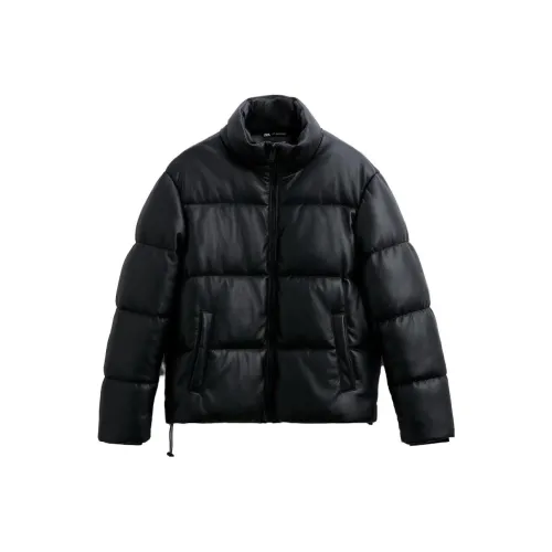 ZARA Мужские черные куртки