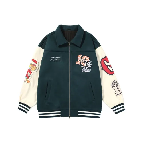 GENANX Куртки и Пальто Унисекс Синий Зеленый