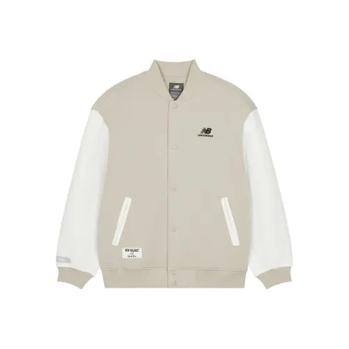 New Balance совместный бренд Бейсбольная куртка Унисекс Серый