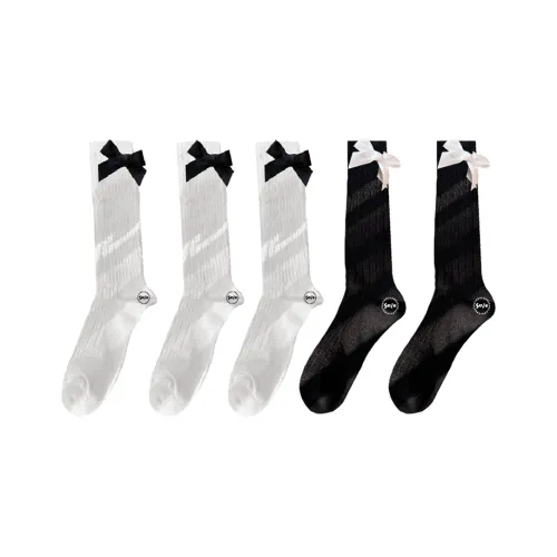 SOIE Колено Высокие Носки Женские Combo Set