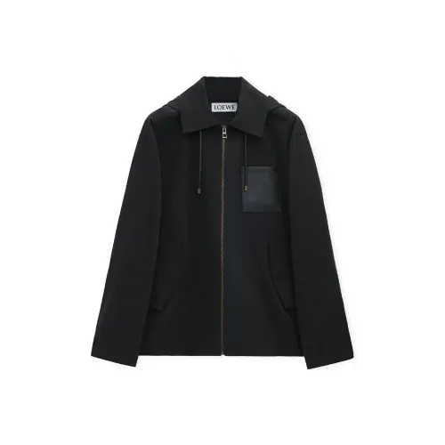 LOEWE FW24 Куртки и Пальто Мужской Черный
