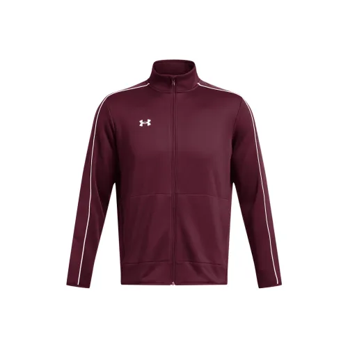 Under Armour Command UA Warm Up Full Zip Куртка Мужская Каштановая