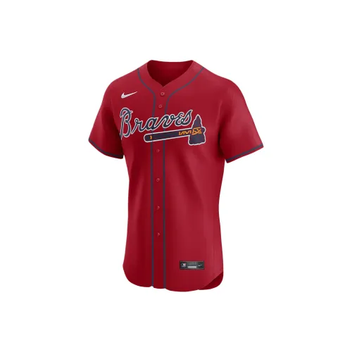 nike x MLB Dri Fit ADVAtlanta Braves FW24 Бейсбольная куртка Мужская Красная