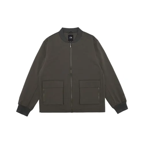 LI NING 1990 Commuter Series Куртка Мужская Лесной Зеленый