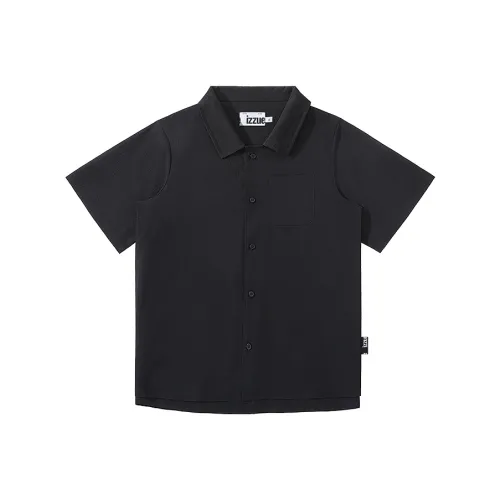 IZZUE Черная унисекс рубашка