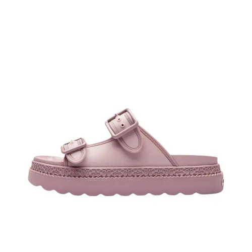 COACH Слипоны 5 см Женские Розовые