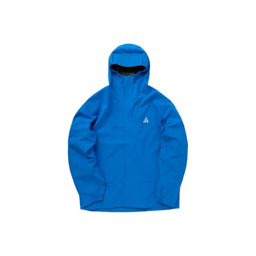 Nike ACG STORM Форма CASCADE RAINS Куртки Пальто Мужской Кино-Синий Белый Верх