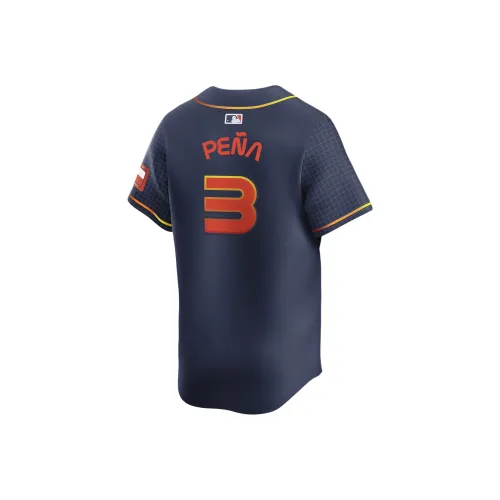 nike Dri Fit Jeremy Peña Houston Astros Городской Connect Бейсбольная куртка Мужской Морской синий