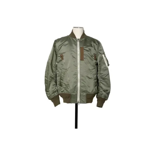 Sacai совместный бренд Зеленый Мужской Куртки