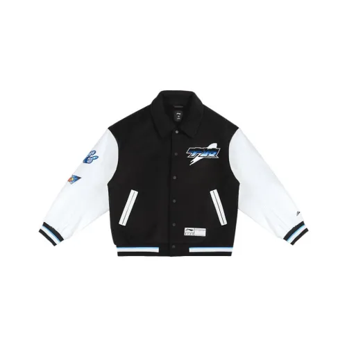 Лайнер CBA Collection Professional Basketball Collection Куртки Пальто Сезон 24 25 Нинбо Команда Унисекс Черный