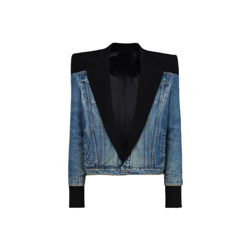 BALMAIN Мужские черные куртки