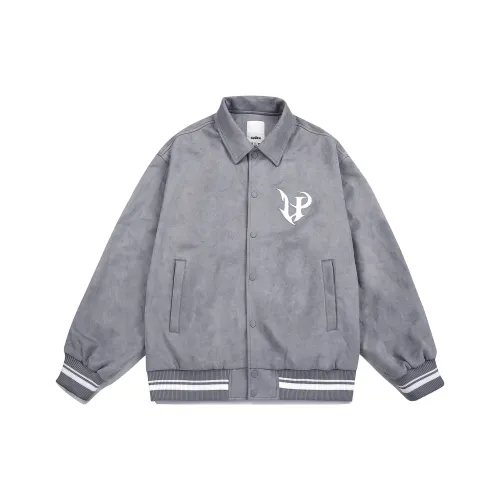 Guuka Бейсбольная куртка Мужская Серого цвета