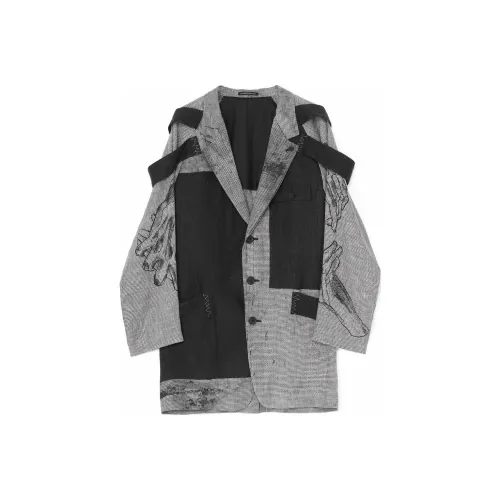 Yohji Yamamoto Черные Мужские Куртки