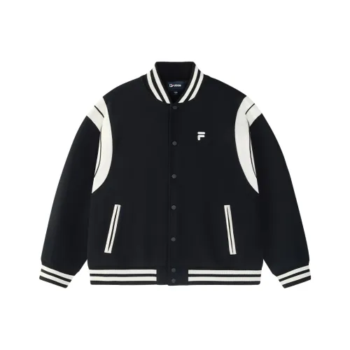 FILA FUSION Бейсбольная куртка Унисекс Глубокий черный
