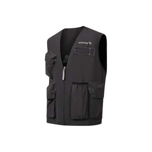 Saucony Темно-серый Мужской жилет