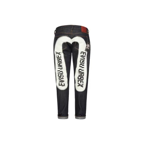 EVISU Джинсовый Синий Мужские Джинсы