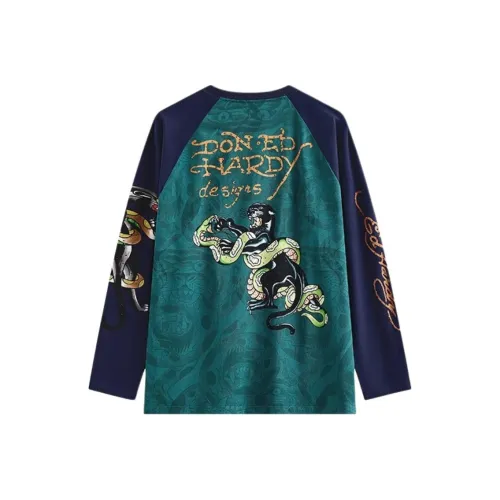 Ed Hardy Forest Темно-зеленая мужская футболка T-Shirt