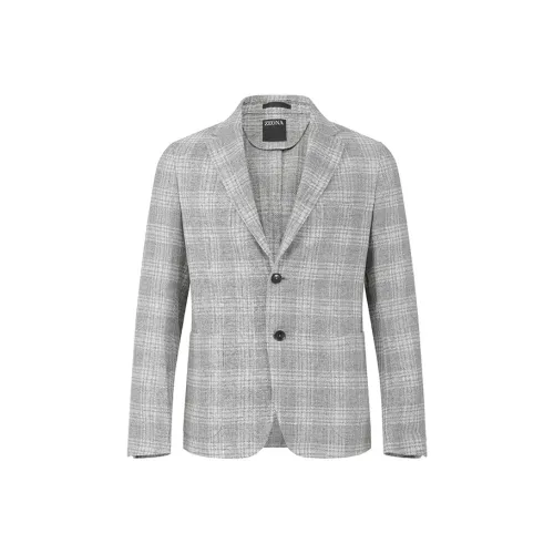 Ermenegildo Zegna Серый Мужской Деловой костюм