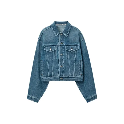 Alexander Wang FW24 Куртки и Пальто Мужской Индиго