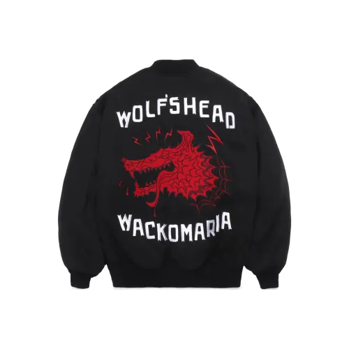 WACKO MARIA WOLF'S HEAD Collaboration Edition Черная унисекс куртка