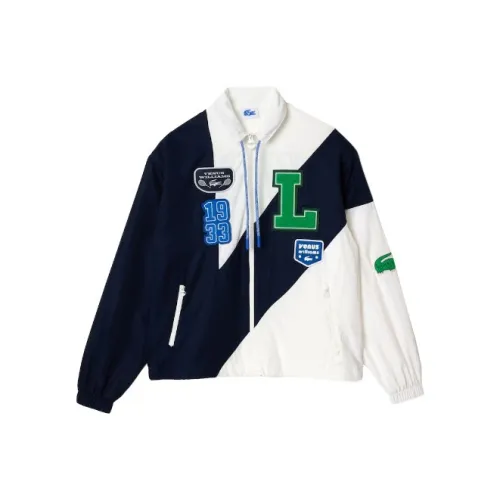 LACOSTE X Одиннадцать By Venus Co Бренд Куртка Унисекс Белый