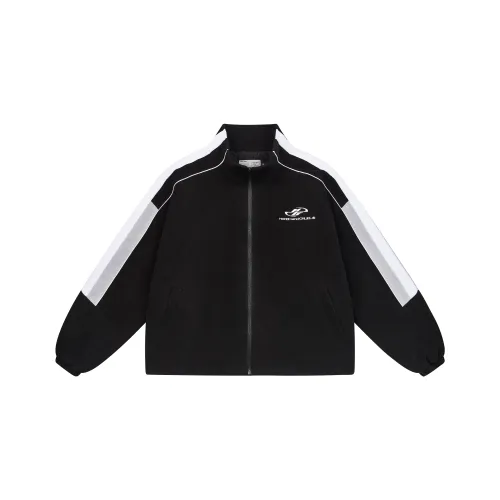 HARSH AND CRUEL Куртки Пальто Унисекс Черный