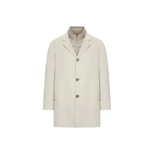 Moorer Бежевый Мужской Пальто