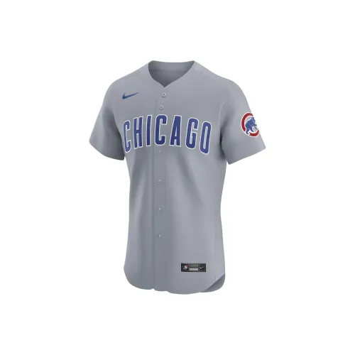 Nike Chicago Cubs Бейсбольная куртка Унисекс Серый