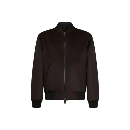 Brioni Куртки и Пальто Мужской Коричневый