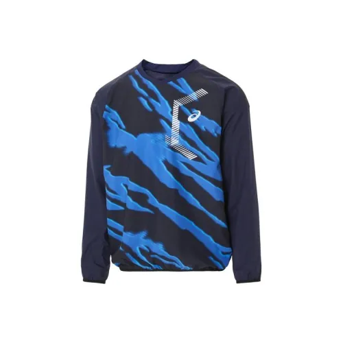 Asics V Jean LS Куртки и Пальто Мужской Морской Синий