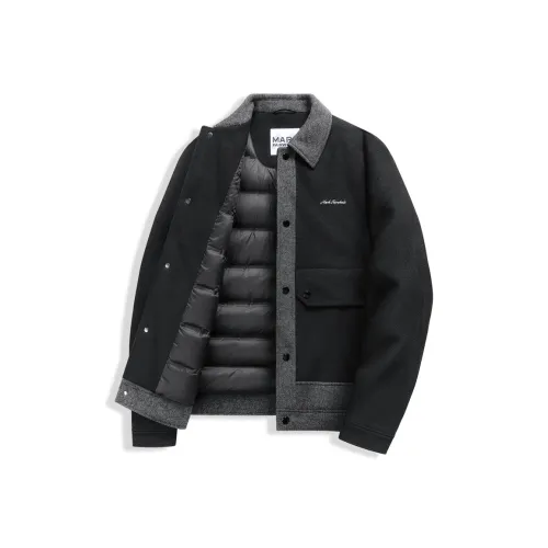 FAIRWHALE Куртки и Пальто Мужской Чисто Черный