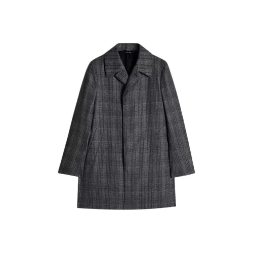 Dunhill FW23 Пальто Мужское Угольный Серый